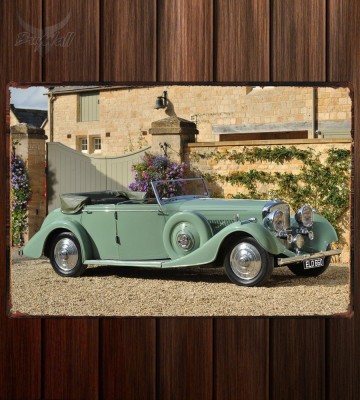 Металлическая табличка Bentley 4 Fixed Head Coupe by Vesters & Neirinck